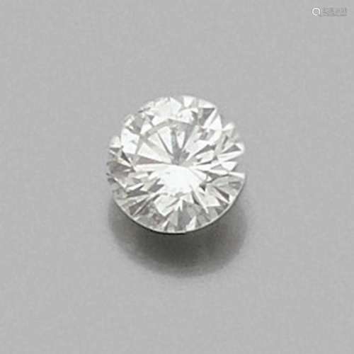DIAMANT BRILLANT SUR PAPIER A 2,24 carats diamond.