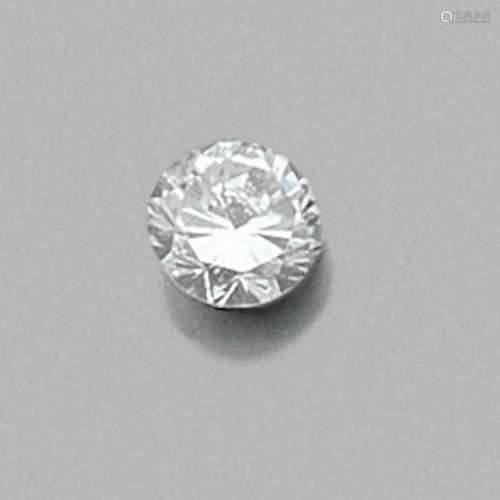 DIAMANT TAILLE BRILLANT Sur Papier A 0,81 carat diamond.