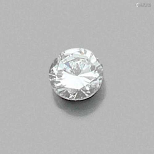 DIAMANT TAILLE BRILLANT Sur Papier A 1,05 carat diamond.