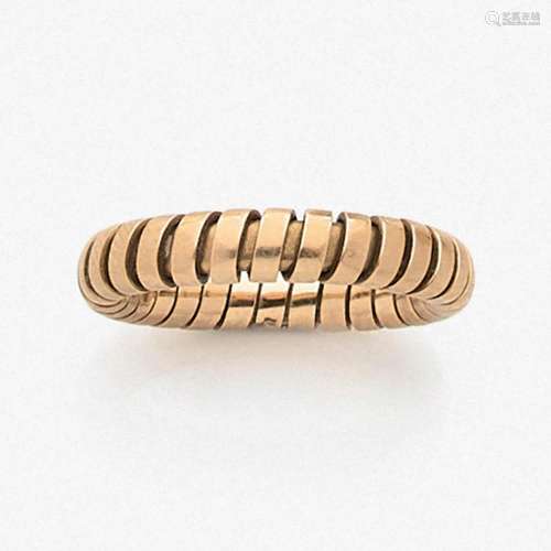 BULGARI ANNEAU TUBOGAZ A gold eternity ring by BULGARI.