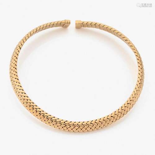 TIFFANY & C° COLLIER TORQUE TRESSE A gold necklace by TIFFANY & C°.