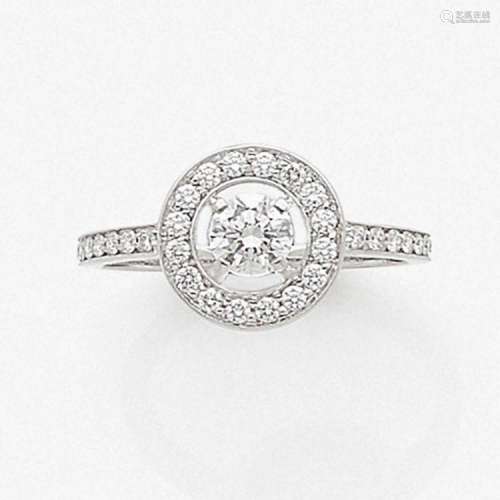 BOUCHERON BAGUE DIAMANT “AVA” A diamond and gold ring by BOUCHERON.