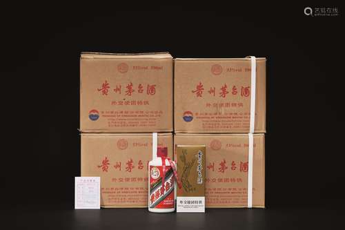 2013年产飞天牌外交使团特供专用茅台酒（原箱）