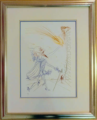 Dali Color Lithograph.