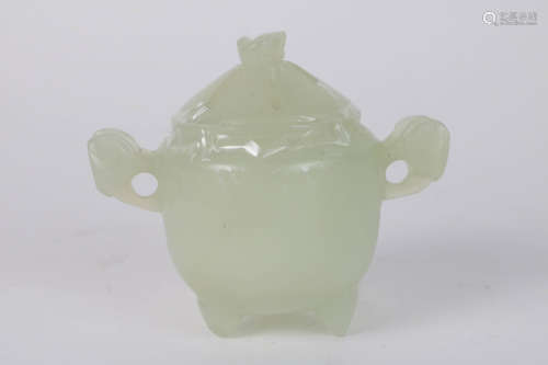 Small Chinese Jade Censer