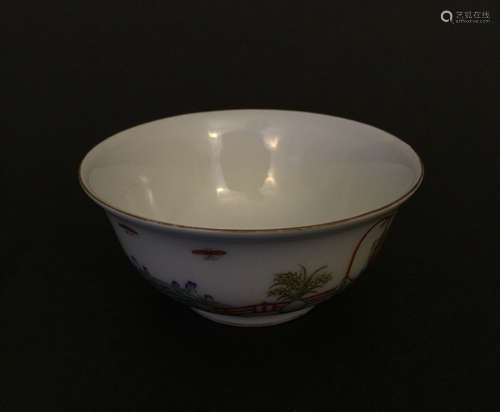 Qing Dynasty Famille Rose Porcelain Bowl