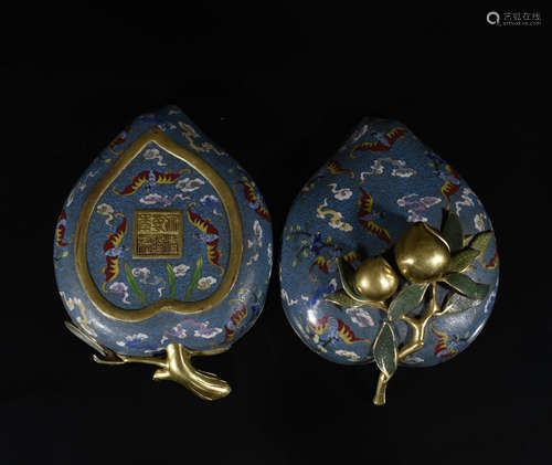 Chinese Gilt Bronze Enamel Box