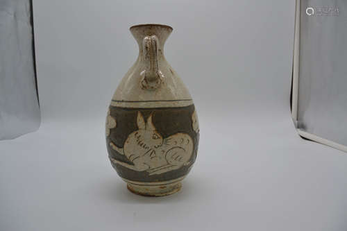 Chinese Ci Zhou Glaze Porcelain Pot