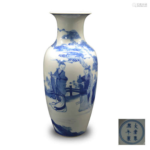 Chinese Blue And White Porcelain Vase