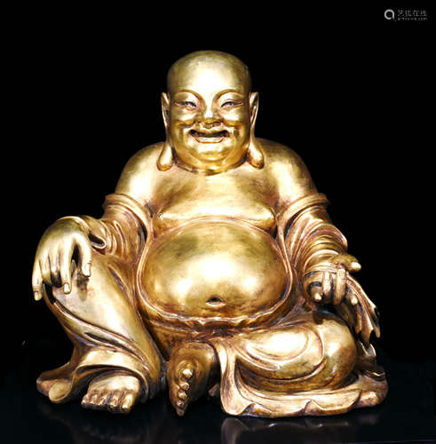 Chinese Gilt Bronze Buddha