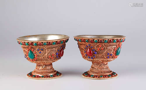 Chinese Enamel Metal Cup