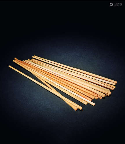清 象牙筷子 （十双）