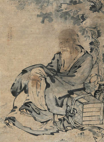 释上睿（1634～？） 人物 立轴 水墨纸本