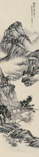 胡铁梅（1848～1899） 就船买得鱼偏美 立轴 水墨纸本
