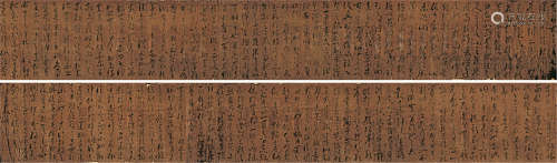 文徵明 1470～1559 草书《书谱》 绢本 手卷