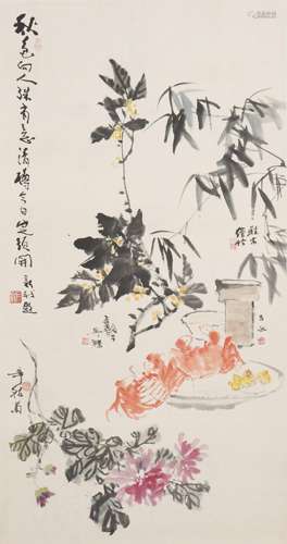 FEI XINWO (1903-1992), WU YANGMU (1921-), CRAB