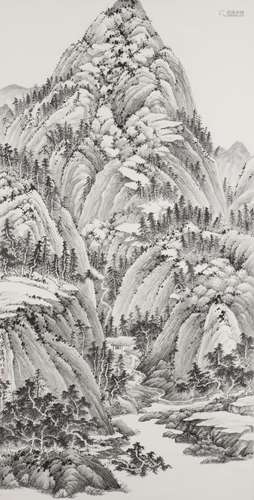 SHI MINGMING, AUTUMN AMONG MOUTAINS