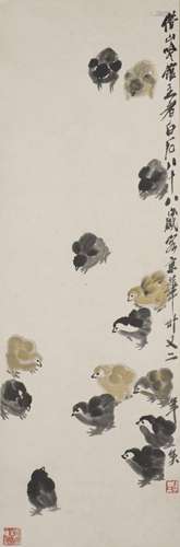 QI BAISHI (1864-1957), CHICKEN