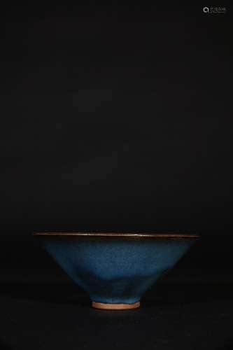 Chinese song purple-splashed Junyao Bowl