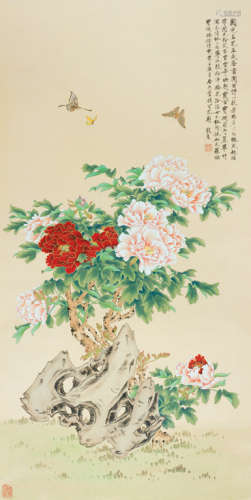 俞致贞（1915～1995） 国色名花 镜心 设色纸本