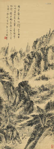 林散之（1898～1989） 庚子（1960年）作 山水 立轴 水墨纸本