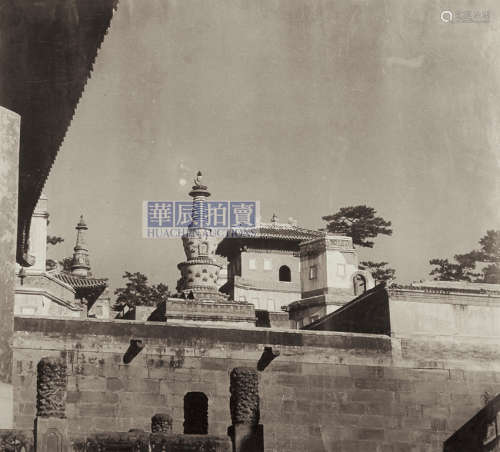 佚名 1930s 民国时期承德普宁寺巨幅照片