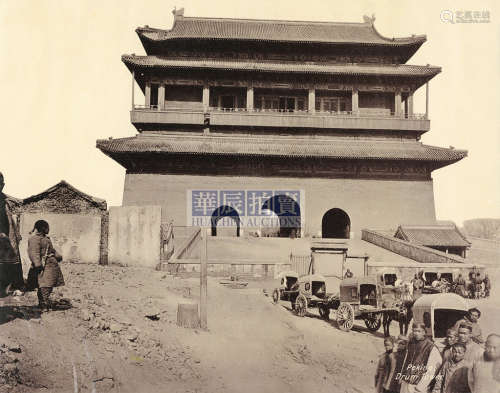 佚名 1900s 北京鼓楼大街