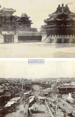 佚名 1900s 庚子时期北京前门大街等地影像（6张）