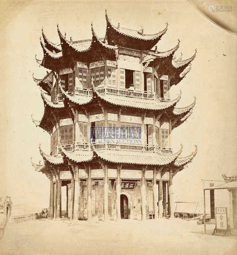 大卫·格里菲斯 1870s 武汉黄鹤楼全景