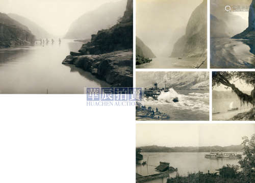莫里斯·福内特 1936-1938年 民国法军柏年舰长江航行大幅相册（184张）