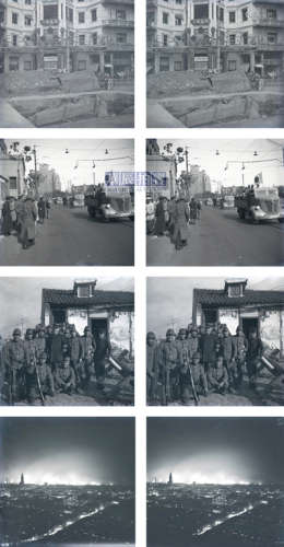 佚名 1937年 法国海军镜头下的淞沪会战（85张底片、48张照片）