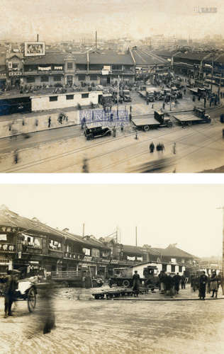 1920s 兆芳照相馆 民国上海街景（3张）