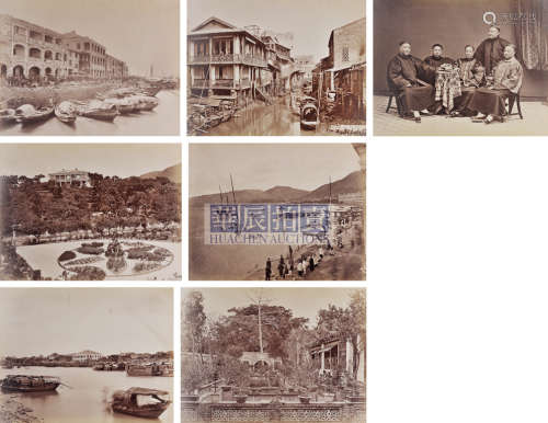 阿芳等 1870s 清末广州等地蛋白照片（30张）