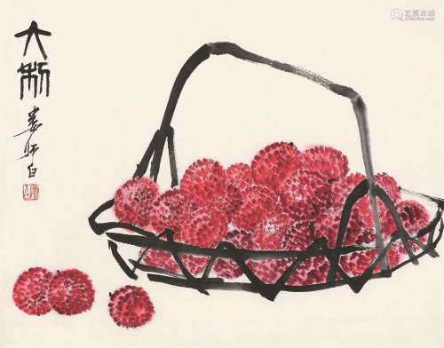 娄师白（1918～2010） 大利 镜心 纸本设色
