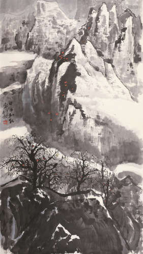 宋雨桂（1940～2017） 2004年作 青山瑞雪图 镜心 纸本设色