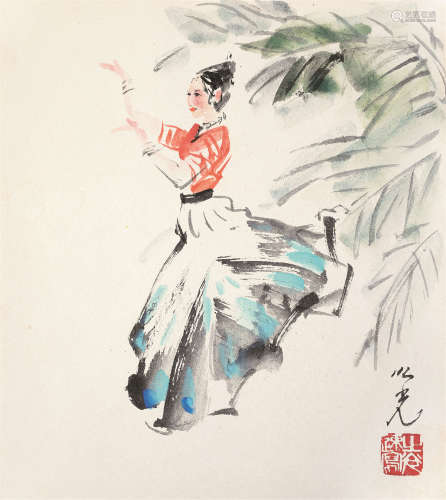 杨之光（1930～2016） 春朦胧 镜心 纸本设色