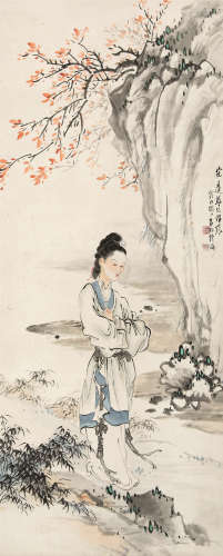 徐操（1899～1961） 仕女图 立轴 设色纸本