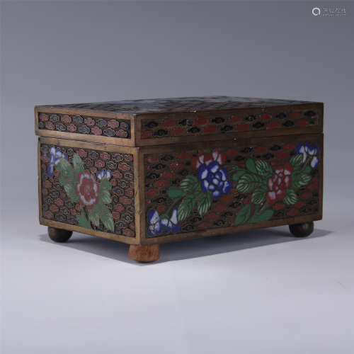 CHINESE CLOISONNE BRONZE TRINKET