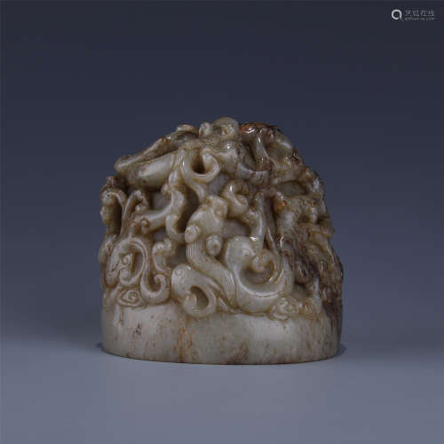 CHINESE JADE CARVED SEAL