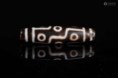 Himalayan Art A nine eyed agate dzi Tibet