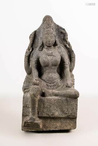 Indian Art A granite sculpture portraying Shiva Southern India, Chola Period, 10th century