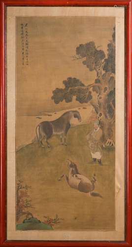 Chinese Art Painting on silk 