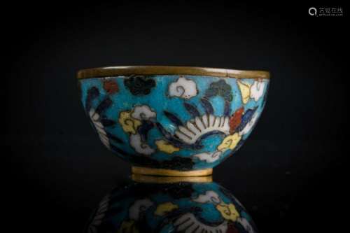 Chinese Art A small cloisonnÃ¨ bowl China, Ming dynasty