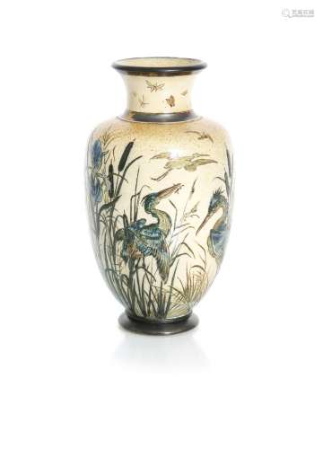A good Martin Brothers stoneware bird vase by Edwin & Walter Martin