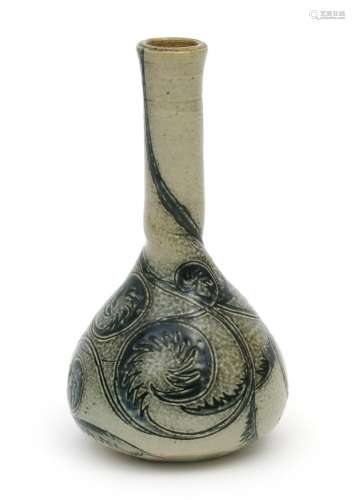 A Martin Brothers stoneware solifleur vase