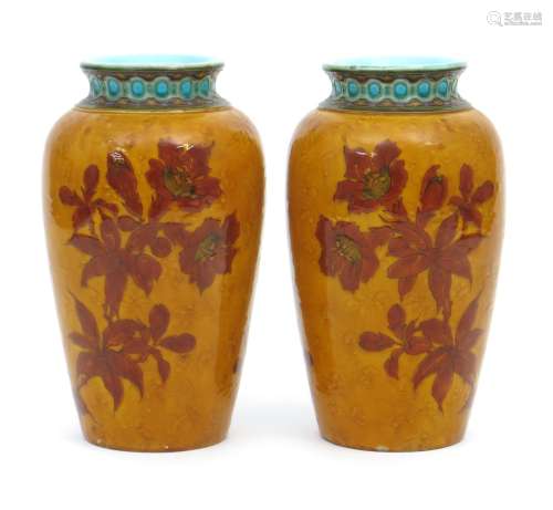 A pair of Sevres vases by Optat Milet