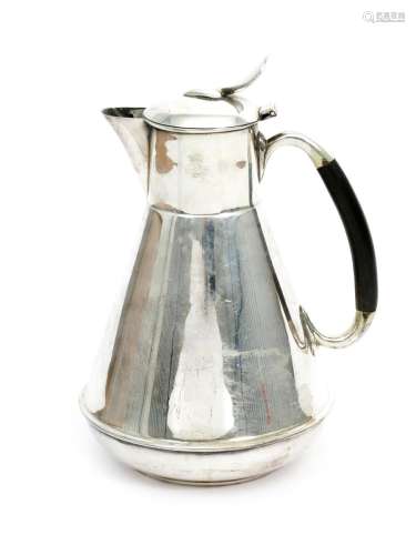 A W.A.S Benson silvered metal jug