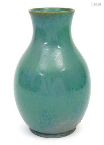 A Ruskin Pottery stoneware Souffle vase