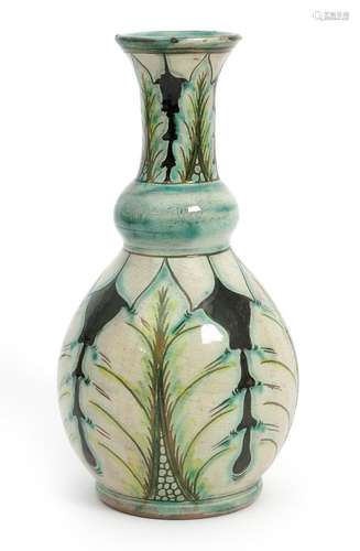 A Della Robbia Pottery vase by John Fogo