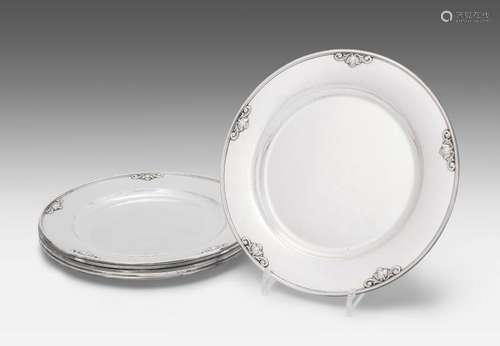 Set: 6 Platzteller, Georg Jensen